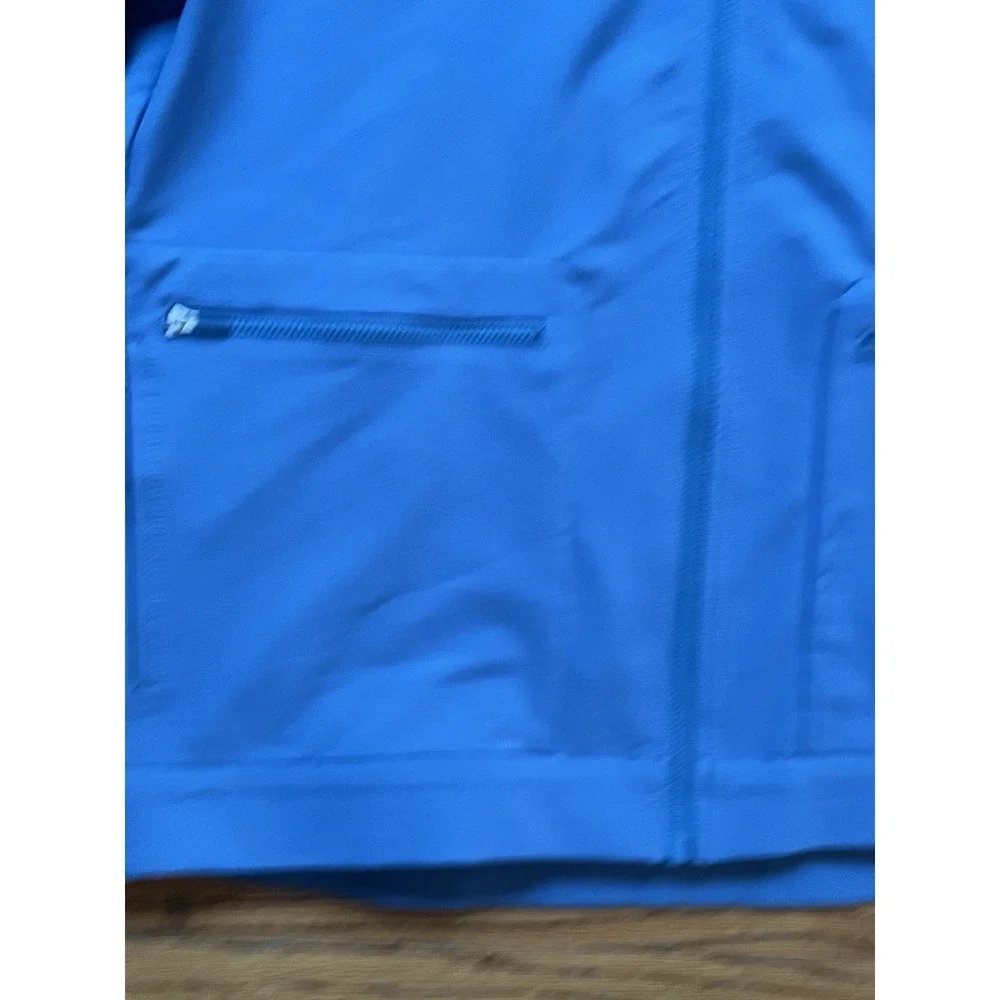 Rapha Loopback Jacket Blue Full Zip Lightweight Cycling Jacket Mens Size Medium